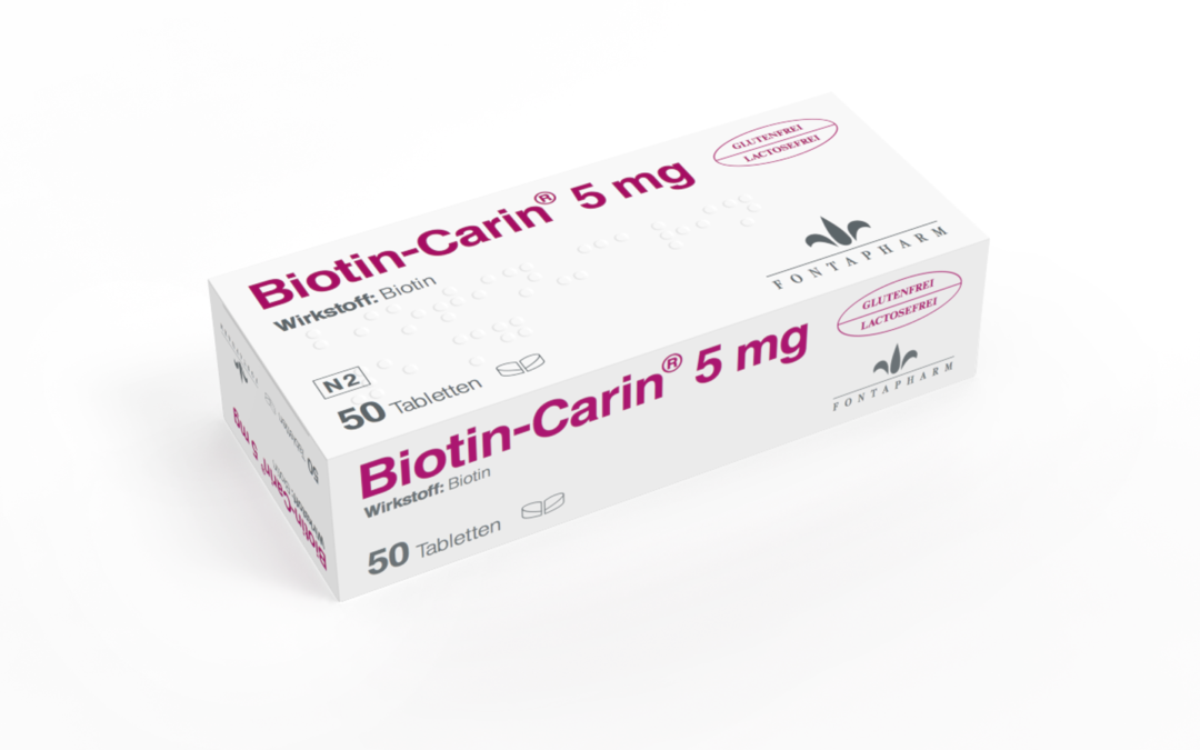 Biotin Carin 5mg haare haut naegel